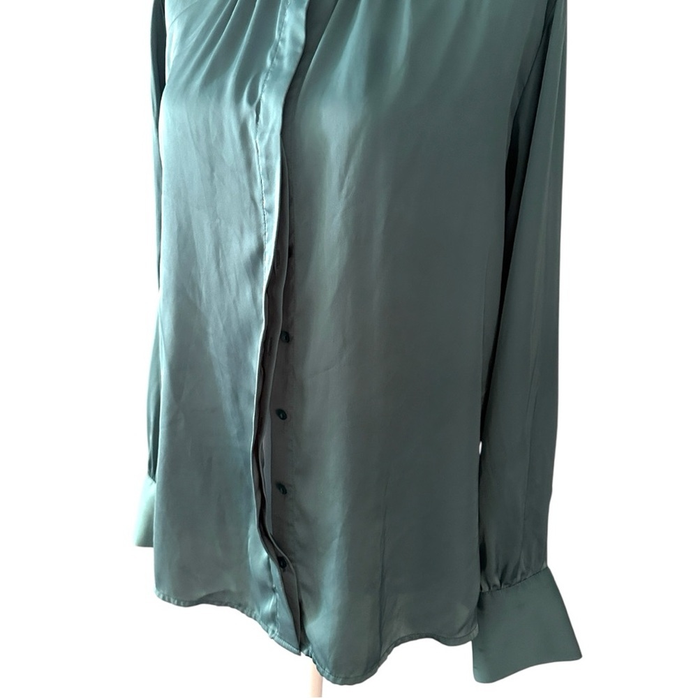 Prologue Green Blouse Top medium - Picture 3 of 6